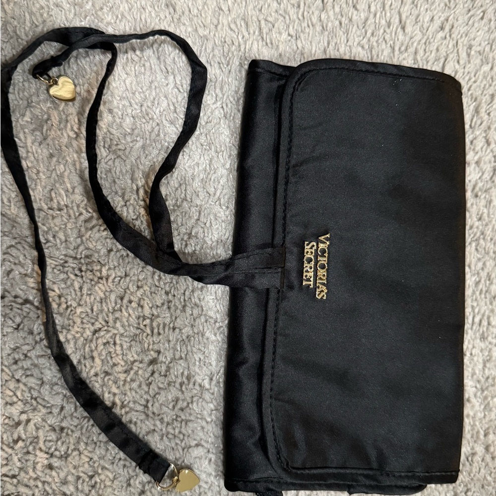 Victoria's Secret Black Travel Jewelry Organizer